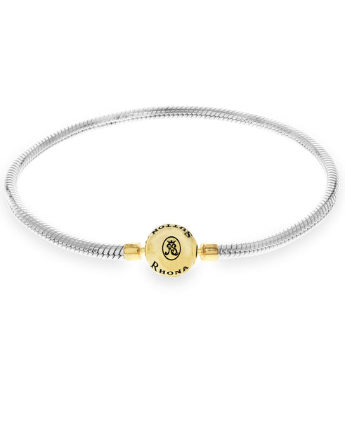 Snake Chain Charm Bracelet in Sterling Silver (3 colors) - Rhona Sutton Jewellery