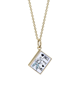 Beatrix Potter Gold Story Book Pendant Necklace - Rhona Sutton Jewellery