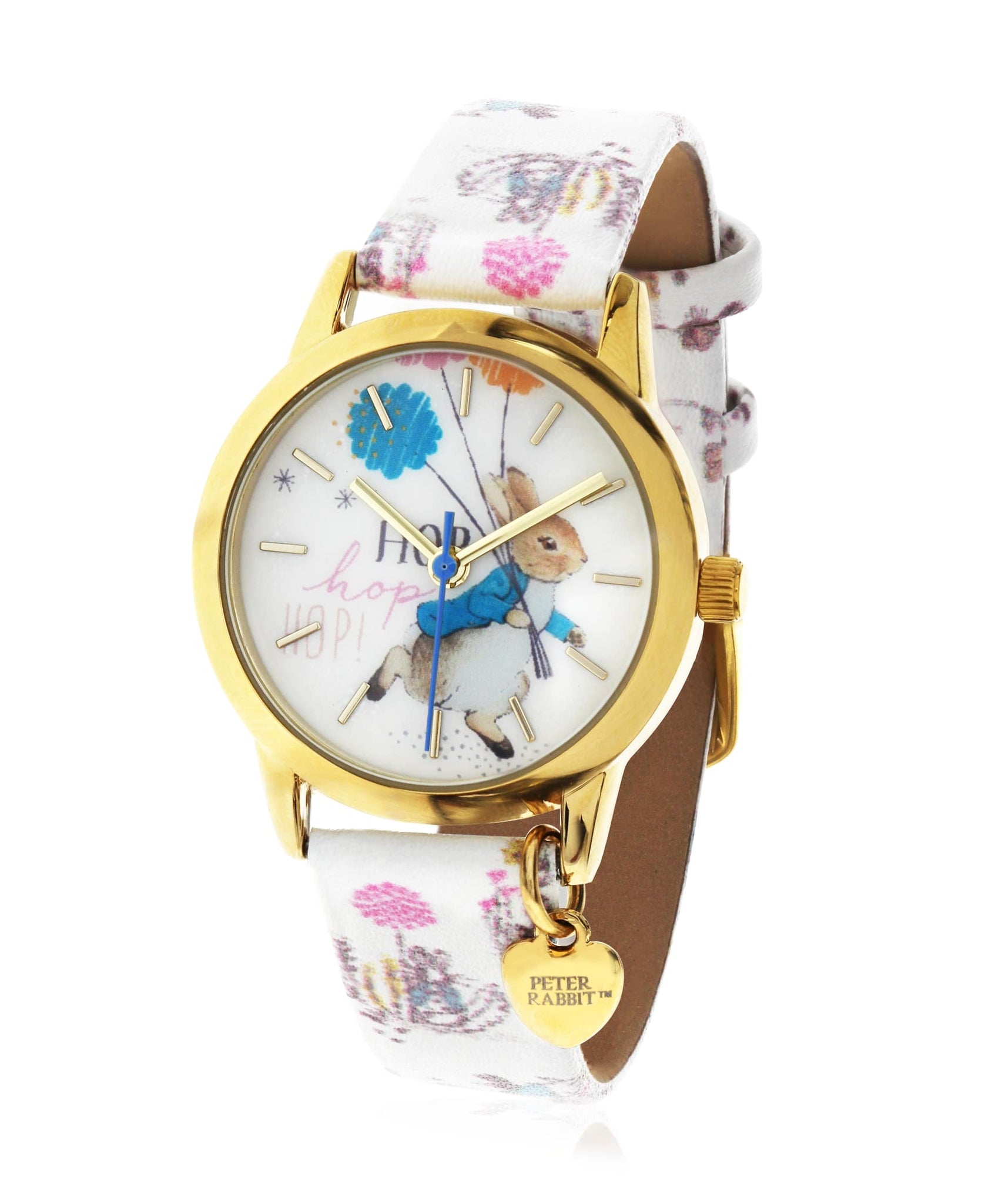 Beatrix Potter Children's Peter Rabbit Steel and Printed Leather Watch - Rhona Sutton Jewellery