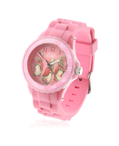 Beatrix Potter Children's Three Bunnies Time Teacher Silicone Strap Watch - Rhona Sutton Jewellery
