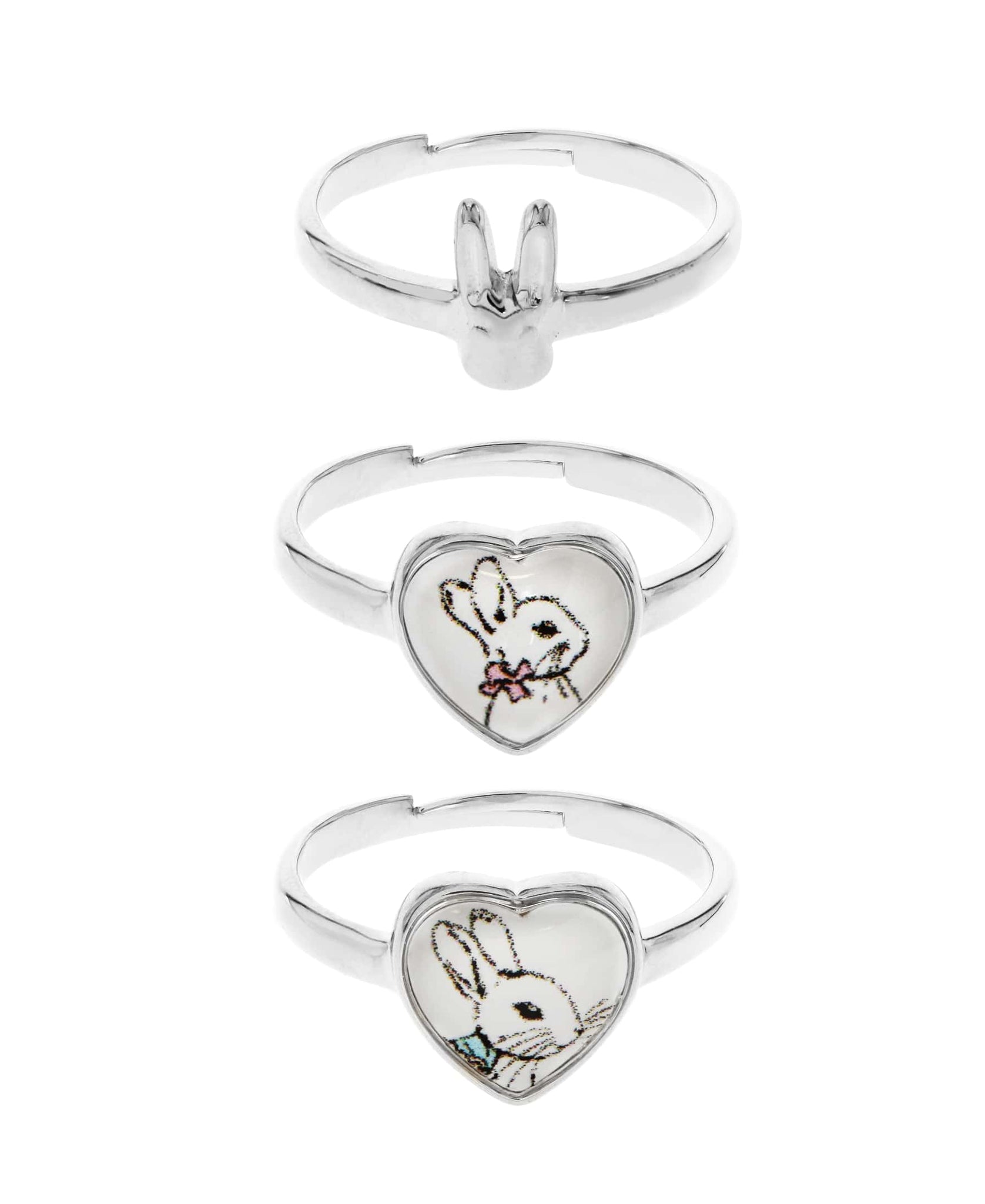 Beatrix Potter Peter Rabbit Set of 3 Rings - Rhona Sutton Jewellery