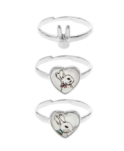 Beatrix Potter Peter Rabbit Set of 3 Rings - Rhona Sutton Jewellery