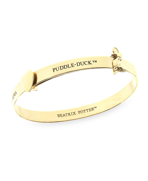 Beatrix Potter Sterling Silver Jemima Puddle Duck Expander Bangle Bracelet - Rhona Sutton Jewellery