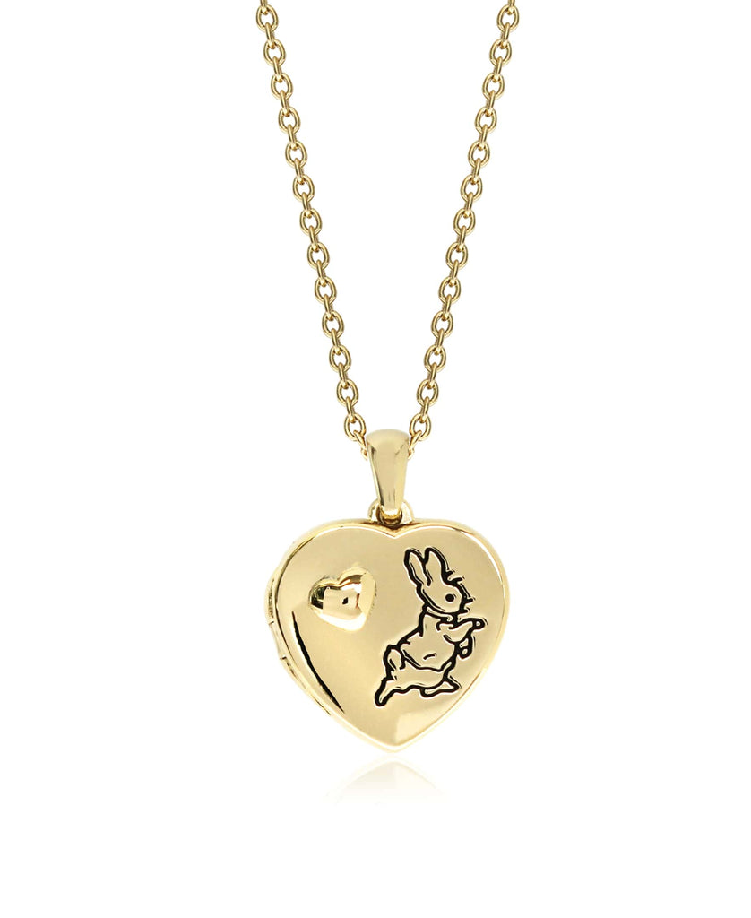 Beatrix Potter Gold Plated Sterling Silver Peter Rabbit Heart Locket N beatrix-potter-gold-plated-sterling-silver-peter-rabbit-heart-locket-n