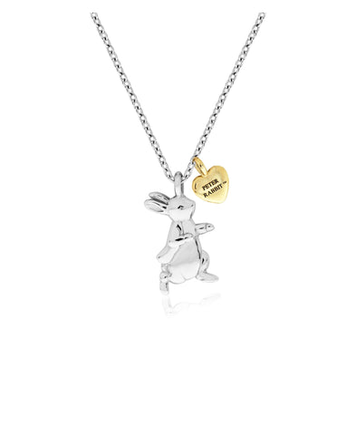 Beatrix Potter Sterling Silver Two-Tone Pendant Necklace - Rhona Sutton Jewellery