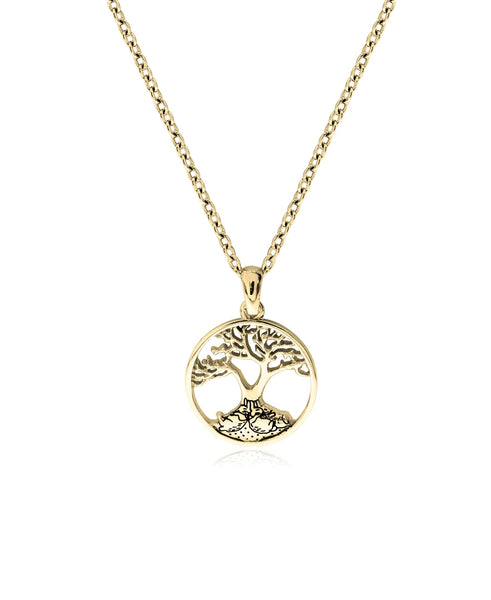 Beatrix Potter Sterling Silver Bunnies Family Tree Pendant Necklace - Rhona Sutton Jewellery