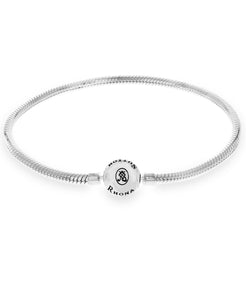 Snake Chain Charm Bracelet in Sterling Silver (3 colors) - Rhona Sutton Jewellery