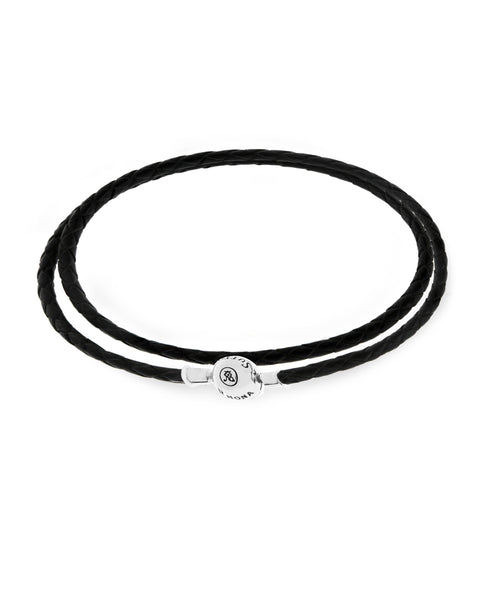 Charm Holder Leather Wrap Bracelet (3 colors) - Rhona Sutton Jewellery