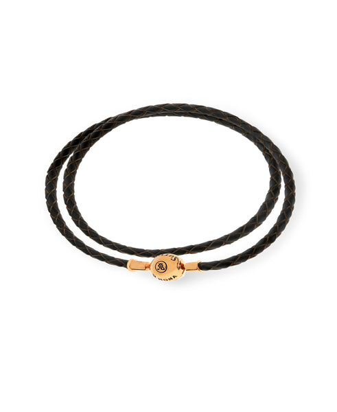 Charm Holder Leather Wrap Bracelet (3 colors) - Rhona Sutton Jewellery