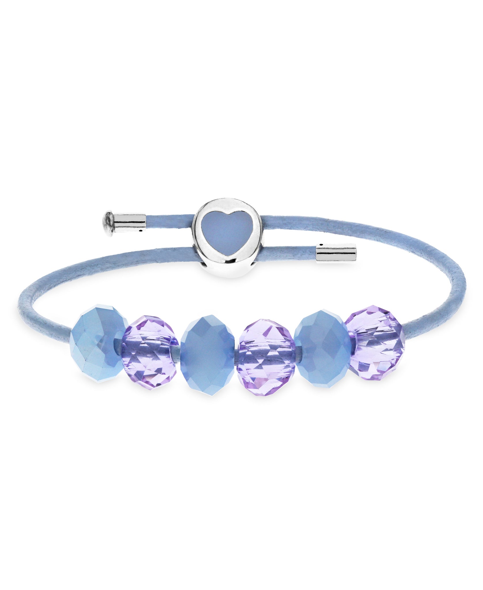 Children's Sterling Silver Premade Heart Clasp Charm Bracelet - Rhona Sutton Jewellery