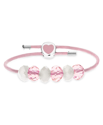 Children's Sterling Silver Premade Heart Clasp Charm Bracelet - Rhona Sutton Jewellery