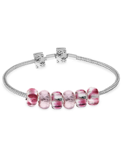 Children's Sterling Silver Premade Charm Bracelet with Stopper - Rhona Sutton Jewellery