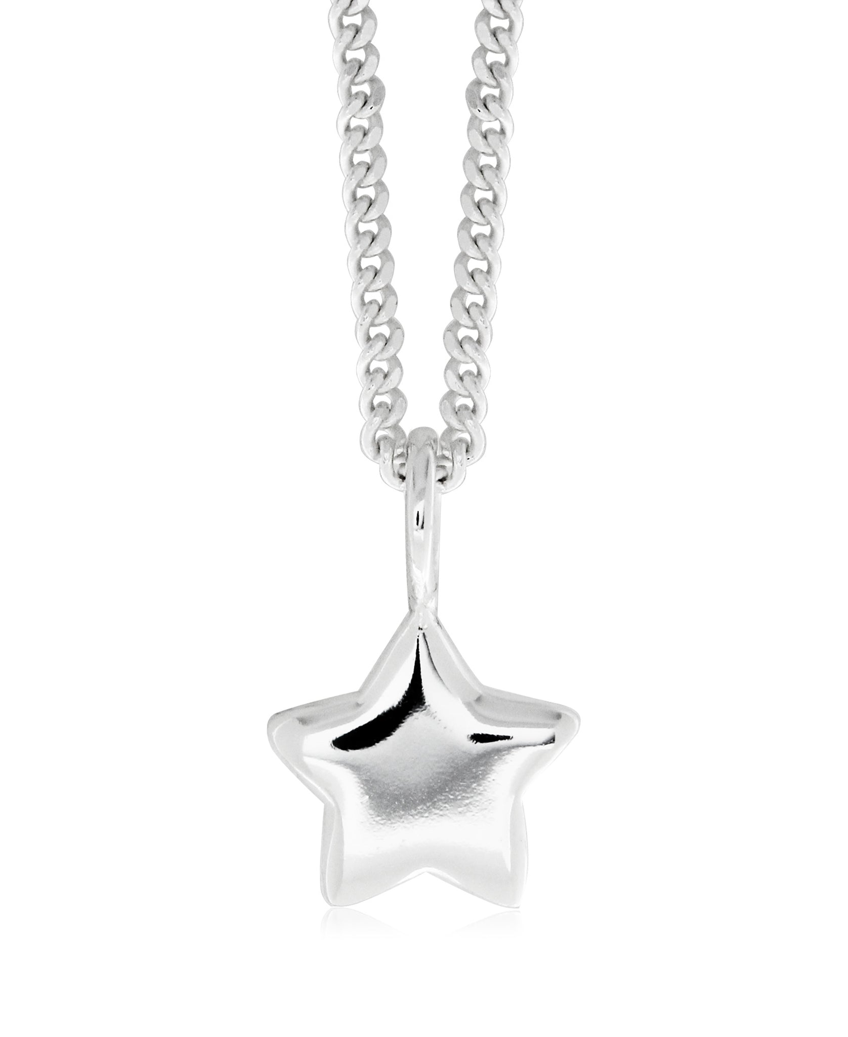 Children's Sterling Silver Star Pendant Necklace - Rhona Sutton Jewellery
