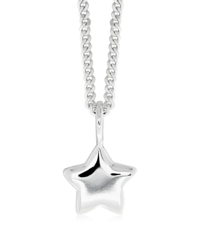Children's Sterling Silver Star Pendant Necklace - Rhona Sutton Jewellery