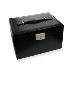 Black Large 3-Drawer Jewelry Case - Rhona Sutton Jewellery